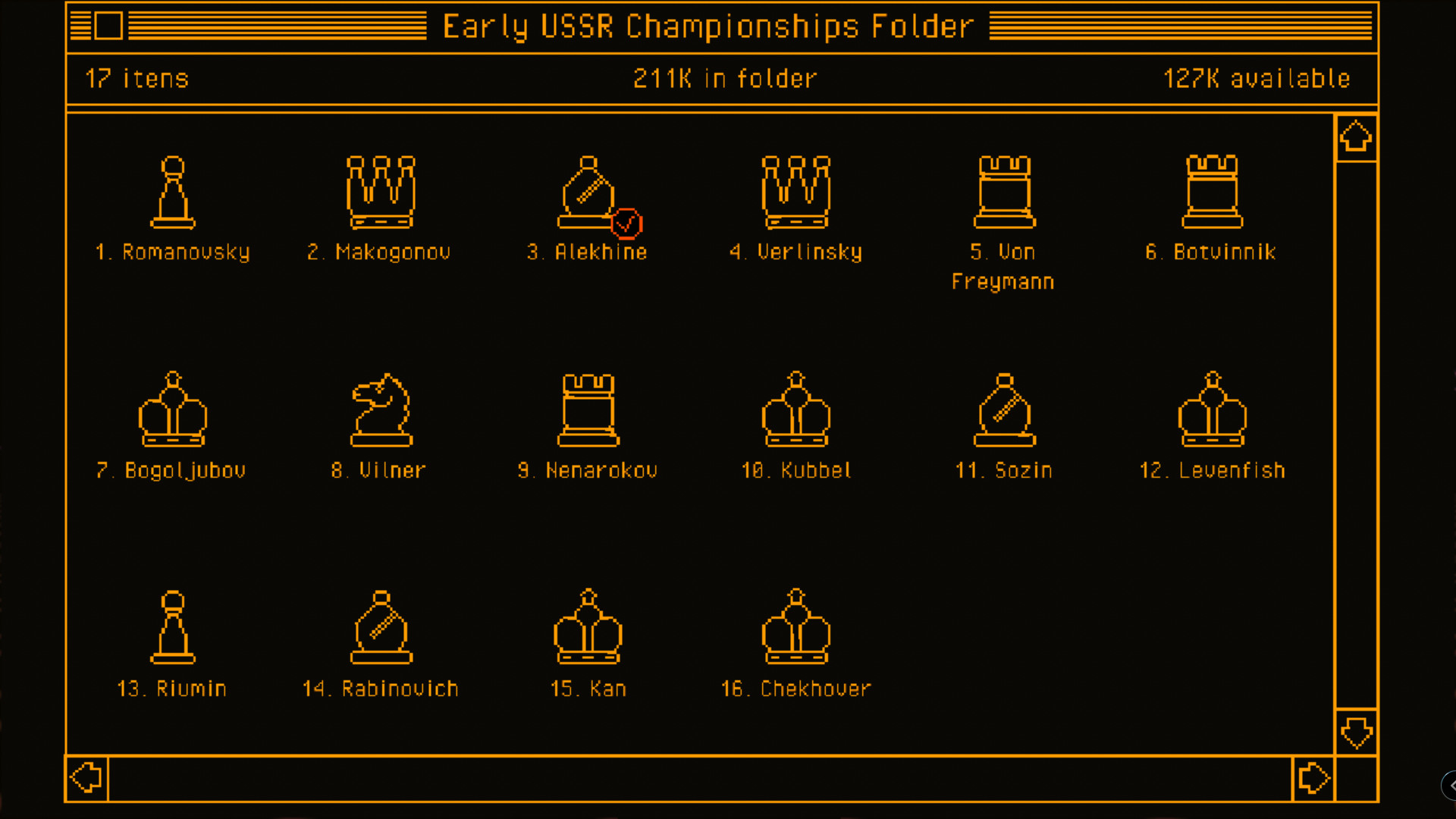 BOT.vinnik Chess: Late USSR Championships, PC Mac Steam Game