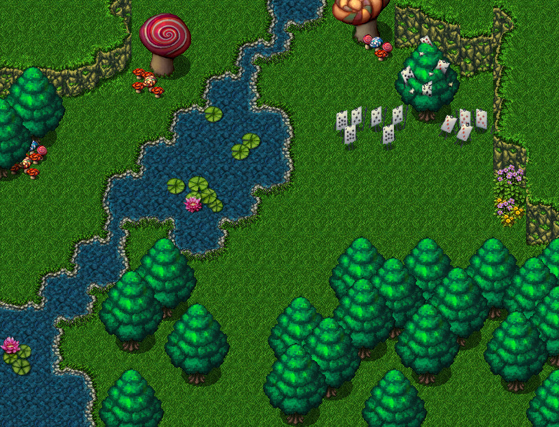 RPG Maker MZ - Wonderland Forest Tileset #3