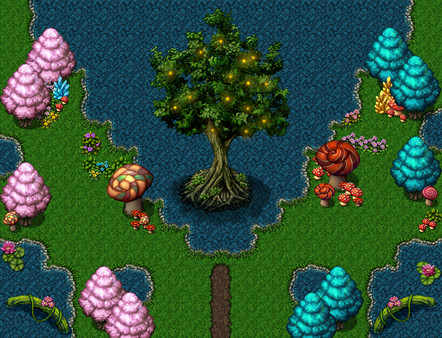 скриншот RPG Maker MZ - Wonderland Forest Tileset 0