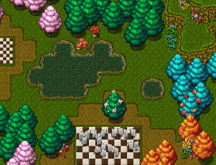 скриншот RPG Maker MZ - Wonderland Forest Tileset 1
