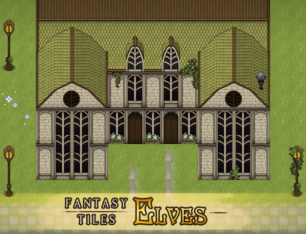 RPG Maker MZ - Fantasy Tiles - Elves #5