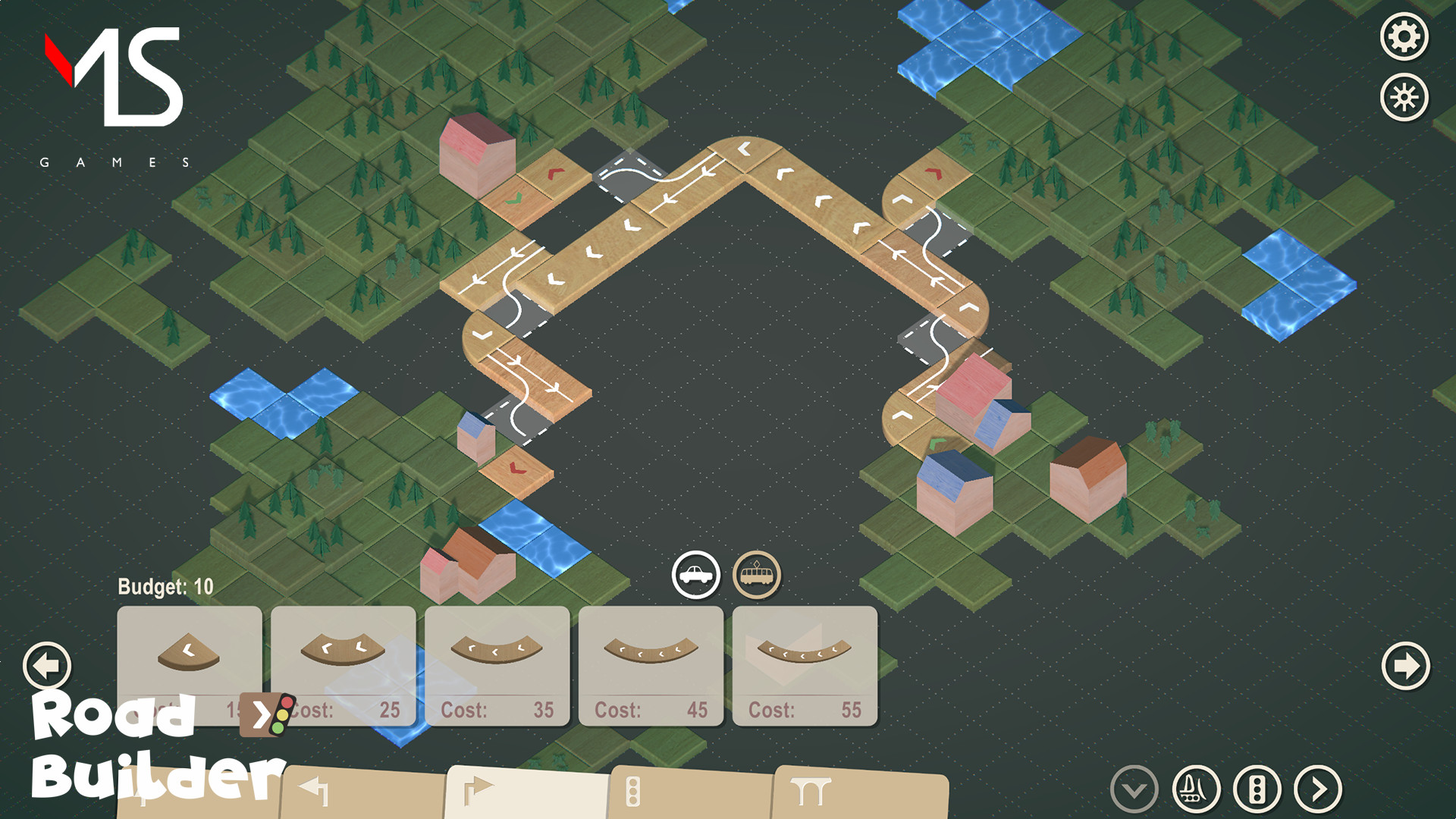 🚜Logical Road Builder🚜 Build up the route from starting point to