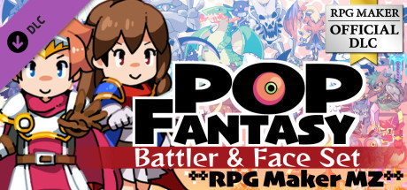 RPG Maker MZ - Pop Fantasy Battler and Face Set banner image