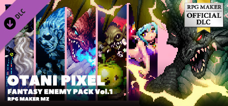 RPG Maker MZ - Otani Pixel Fantasy Enemy Pack Vol.1 banner image