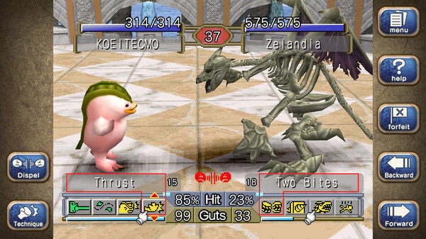 Screenshot of Monster Rancher 1 & 2 DX