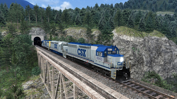 скриншот Train Simulator: CSX SD45-2 Loco Add-On 0