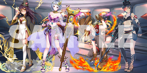скриншот RPG Maker MZ - Battle Girl characters Pack 1 1