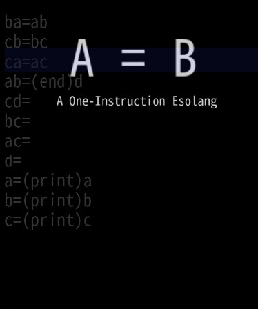 A=B