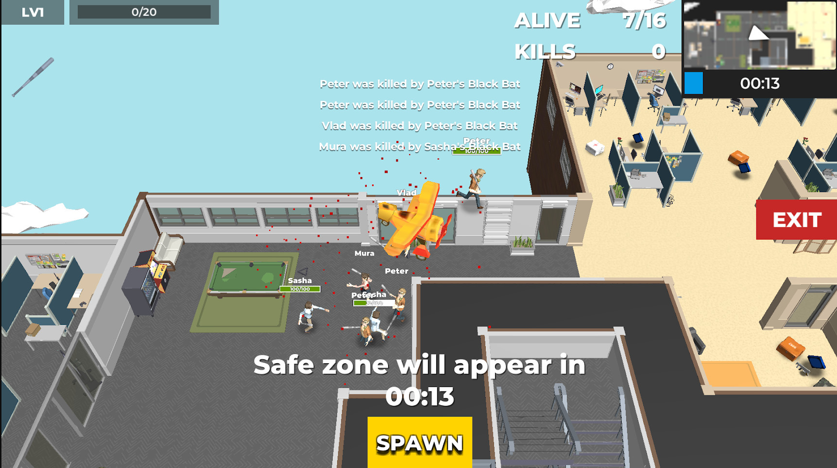 Office Strike War - Multiplayer Battle Royale screenshot 1