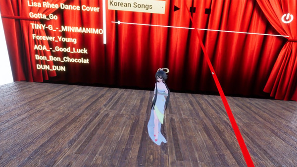 VR stage dancer