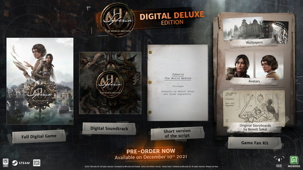 скриншот Syberia: The World Before - Deluxe Edition Upgrade 0