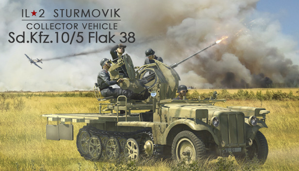 Il 2 Sturmovik Sd Kfz 10 5 Flak 38 Anti Aircraft Gun Op Steam