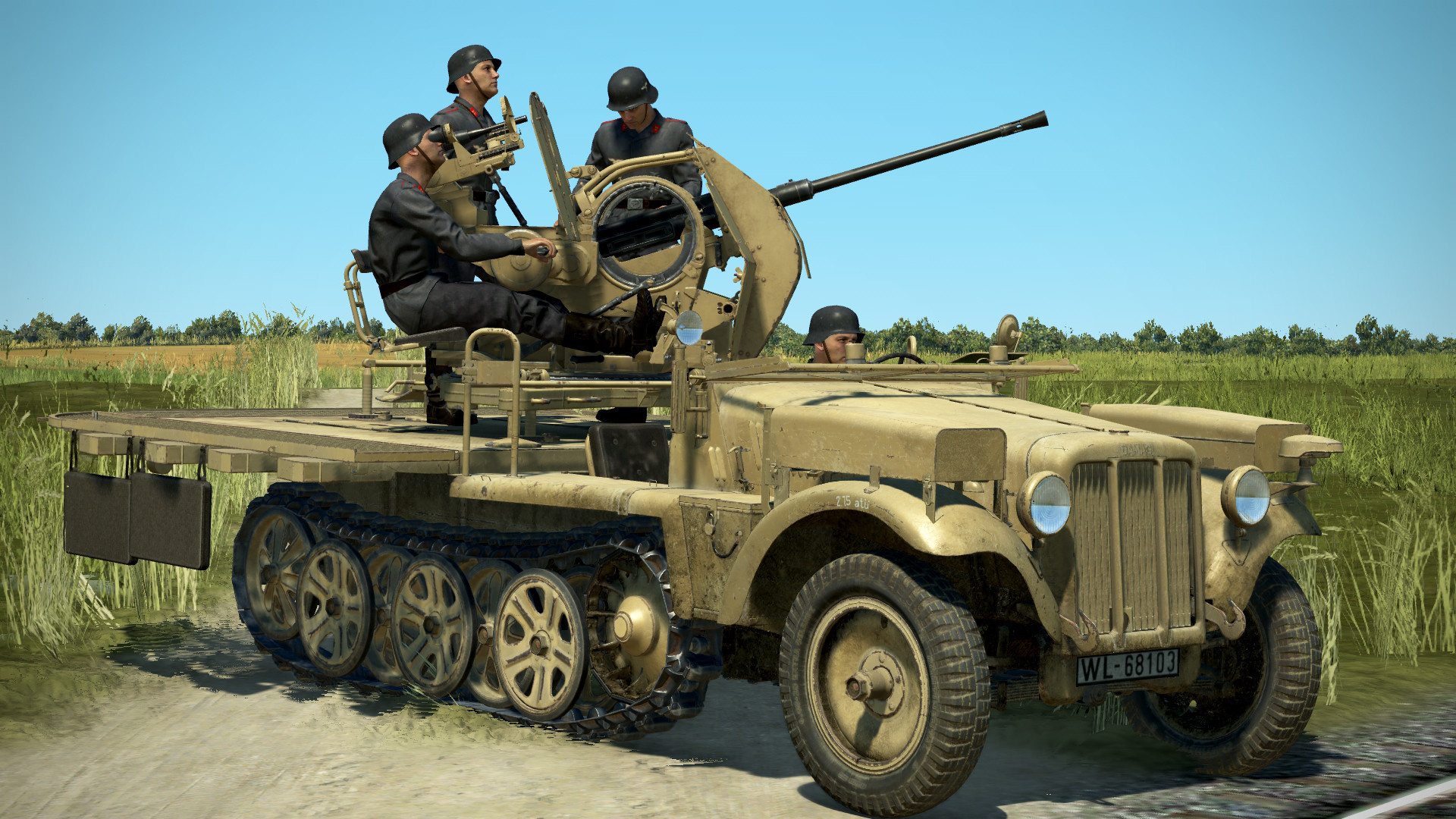 IL-2 Sturmovik: Sd.Kfz. 10/5 Flak 38 Anti-Aircraft Gun #11