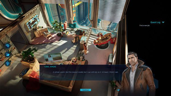 скриншот Gamedec: Torkil Aymore Skin DLC 0