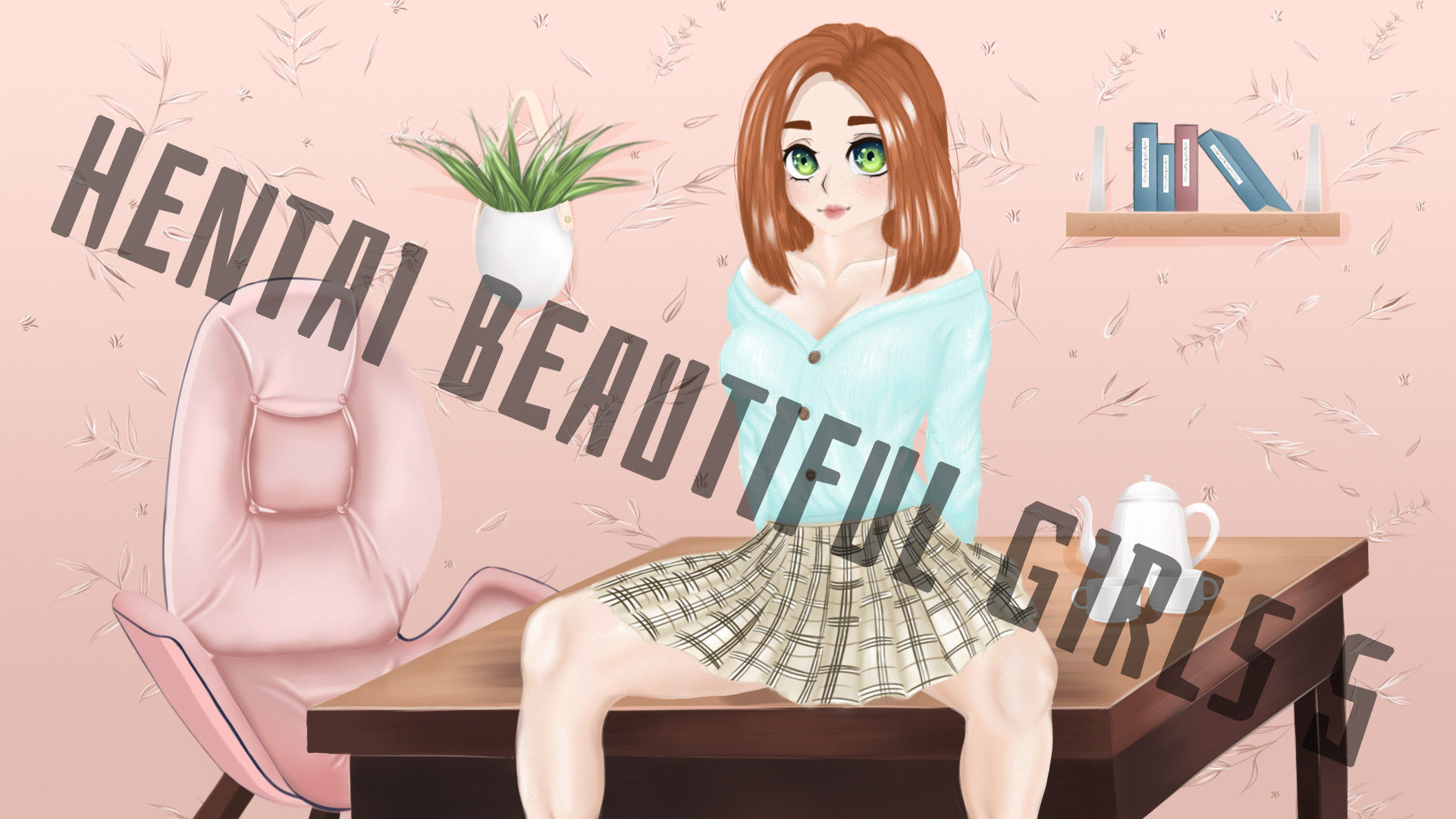 Hentai beautiful girls 5 - Wallpapers. Mode 1 #9