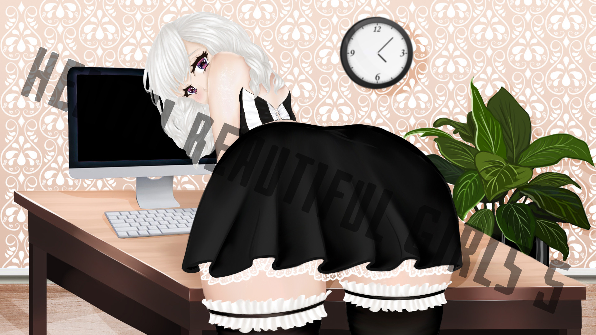 Hentai beautiful girls 5 - Wallpapers. Mode 2 #3