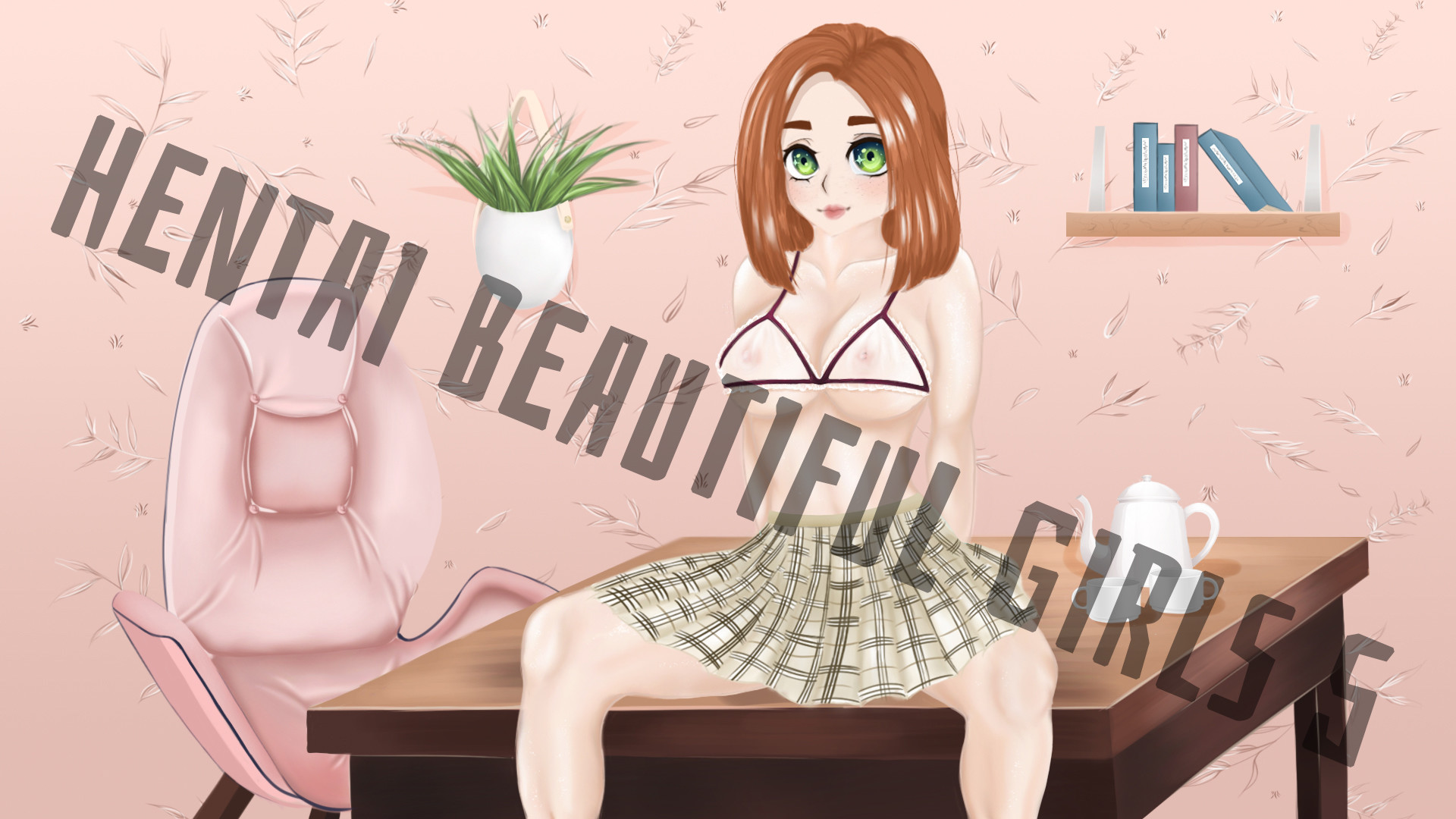 Hentai beautiful girls 5 - Wallpapers. Mode 2 #6