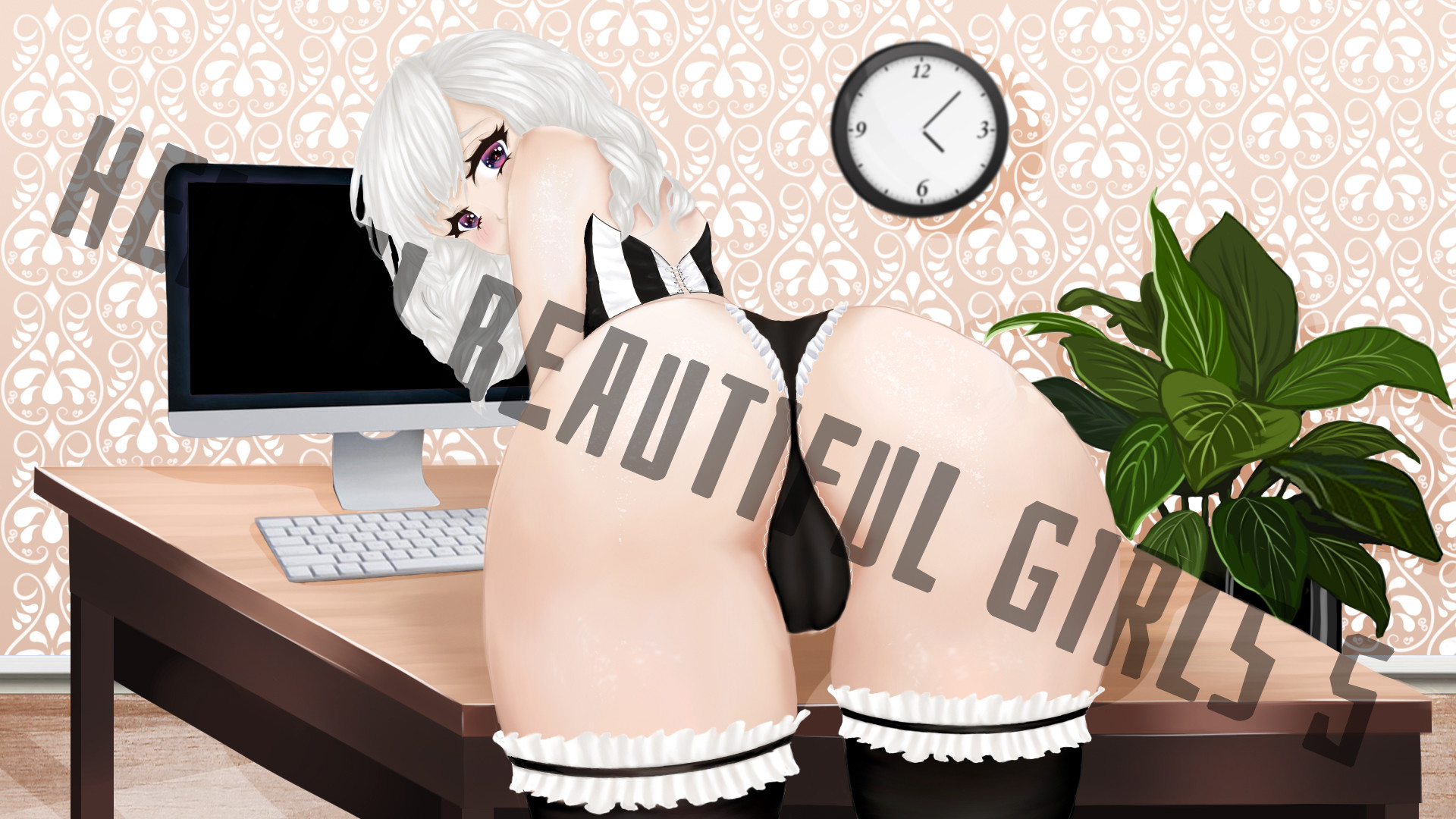 Hentai beautiful girls 5 - Wallpapers. Mode 3 #4