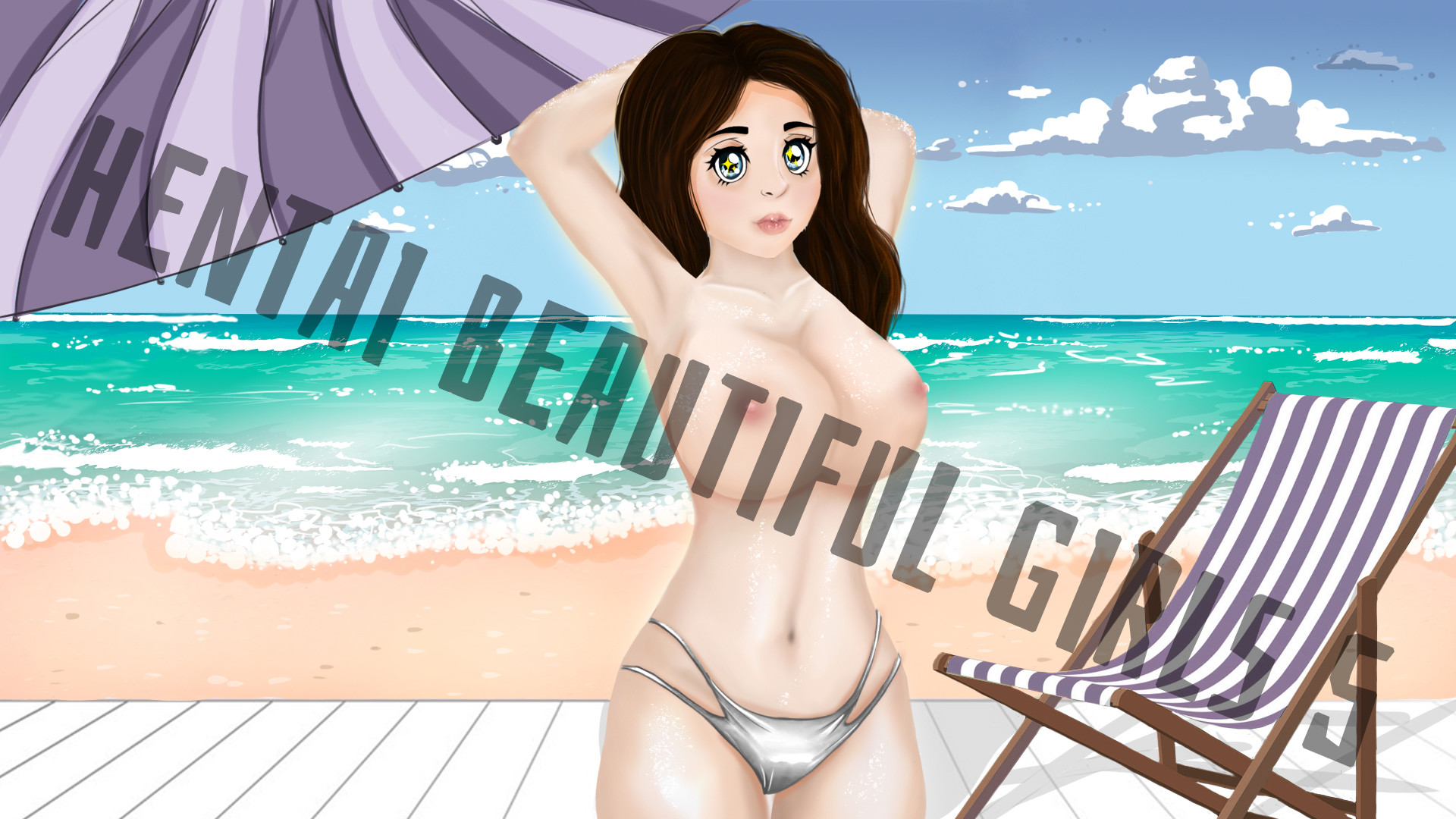 Hentai beautiful girls 5 - Wallpapers. Mode 4 #0