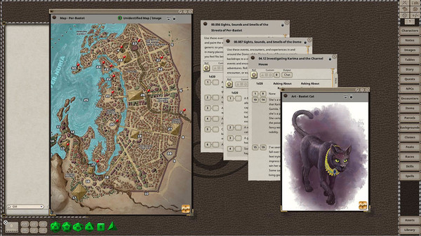 скриншот Fantasy Grounds - City of Cats for 5th Edition 0