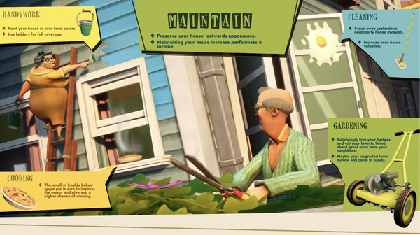 Скриншот из Neighbors: Suburban Warfare Скриншот из Neighbors: Suburban Warfare