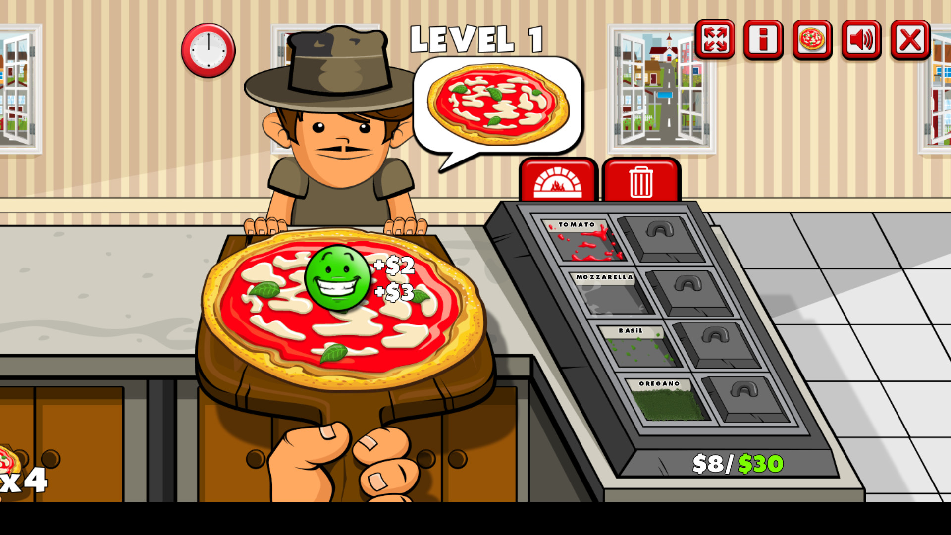 Игра пицца на телефон