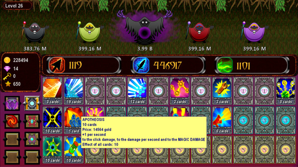 Скриншот из Card Storm Idle