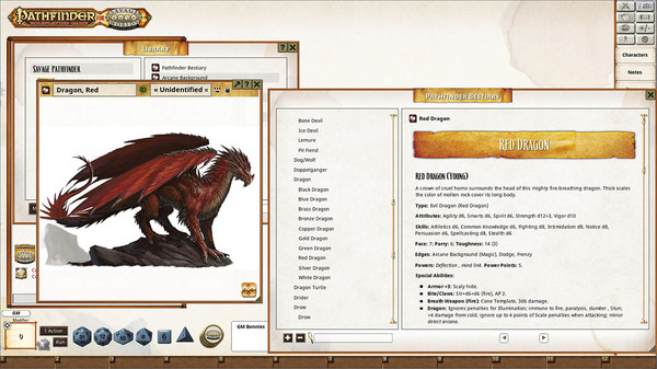 Fantasy Grounds - Pathfinder(R) for Savage Worlds Bestiary