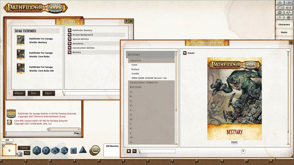 Fantasy Grounds - Pathfinder(R) for Savage Worlds Bestiary for steam Fantasy Grounds - Pathfinder(R) for Savage Worlds Bestiary for steam