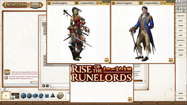 Fantasy Grounds - Pathfinder(R) for Savage Worlds: Rise of the Runelords! Book 1 - Burnt Offerings
