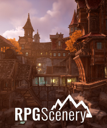 RPGScenery - Small Town Scene