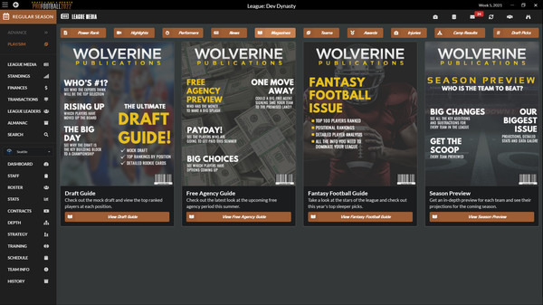 Скриншот из Draft Day Sports: Pro Football 2022