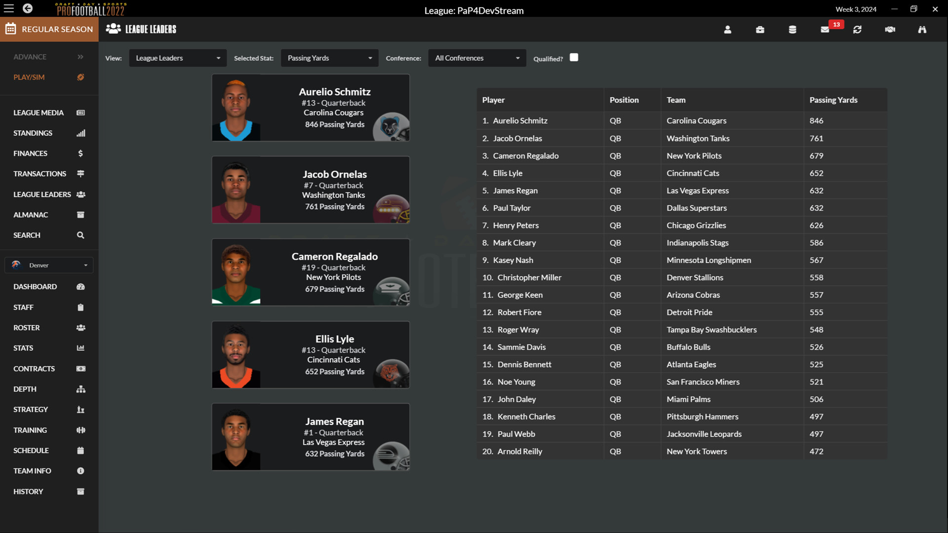 Draft Day Sports Pro Football 2022 on Steam