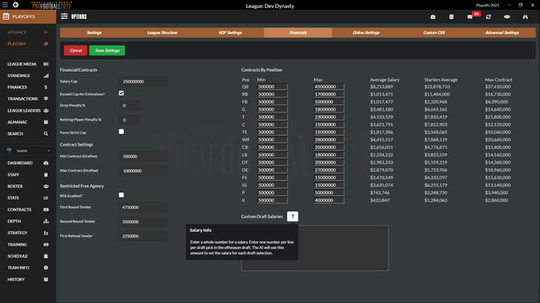 Скриншот из Draft Day Sports: Pro Football 2022