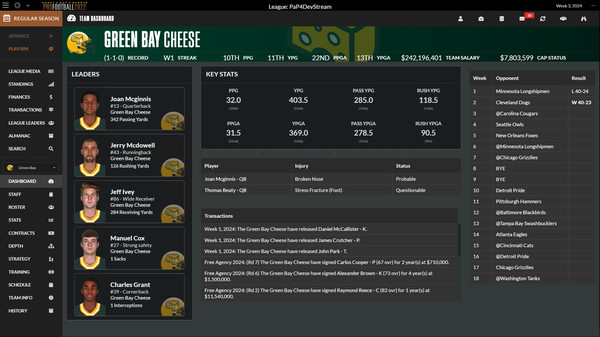 Скриншот из Draft Day Sports: Pro Football 2022