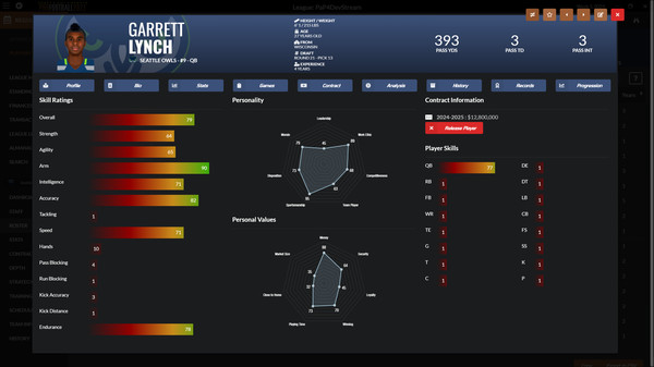 Скриншот из Draft Day Sports: Pro Football 2022