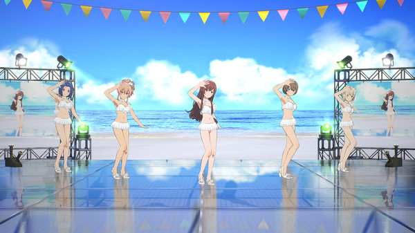 THE IDOLM@STER STARLIT SEASON - Pure White Swimwear screenshot 2