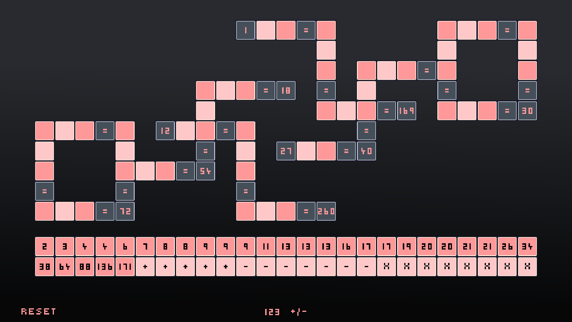 Cross Numbers Demo #0