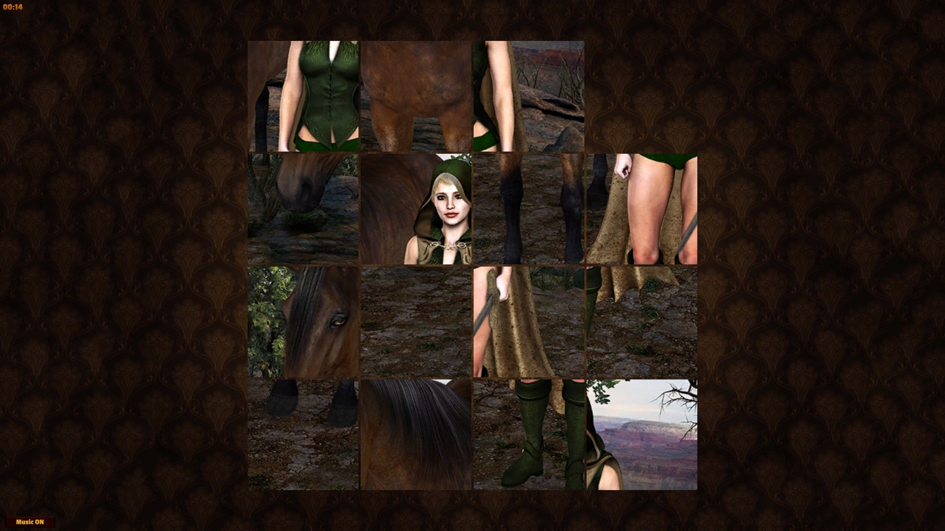 Fantasy Sliding Puzzle #4