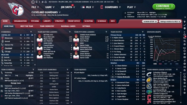 Скриншот из Out of the Park Baseball 23
