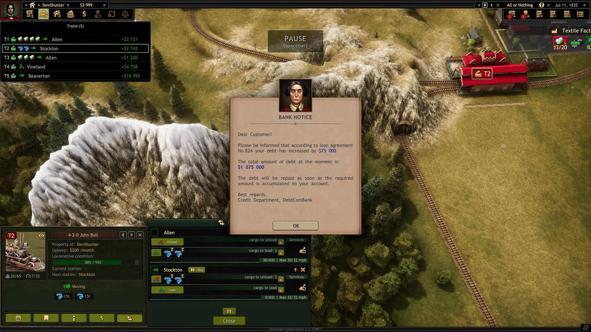 Railroad Corporation - All or Nothing DLC screenshot screenshot 4