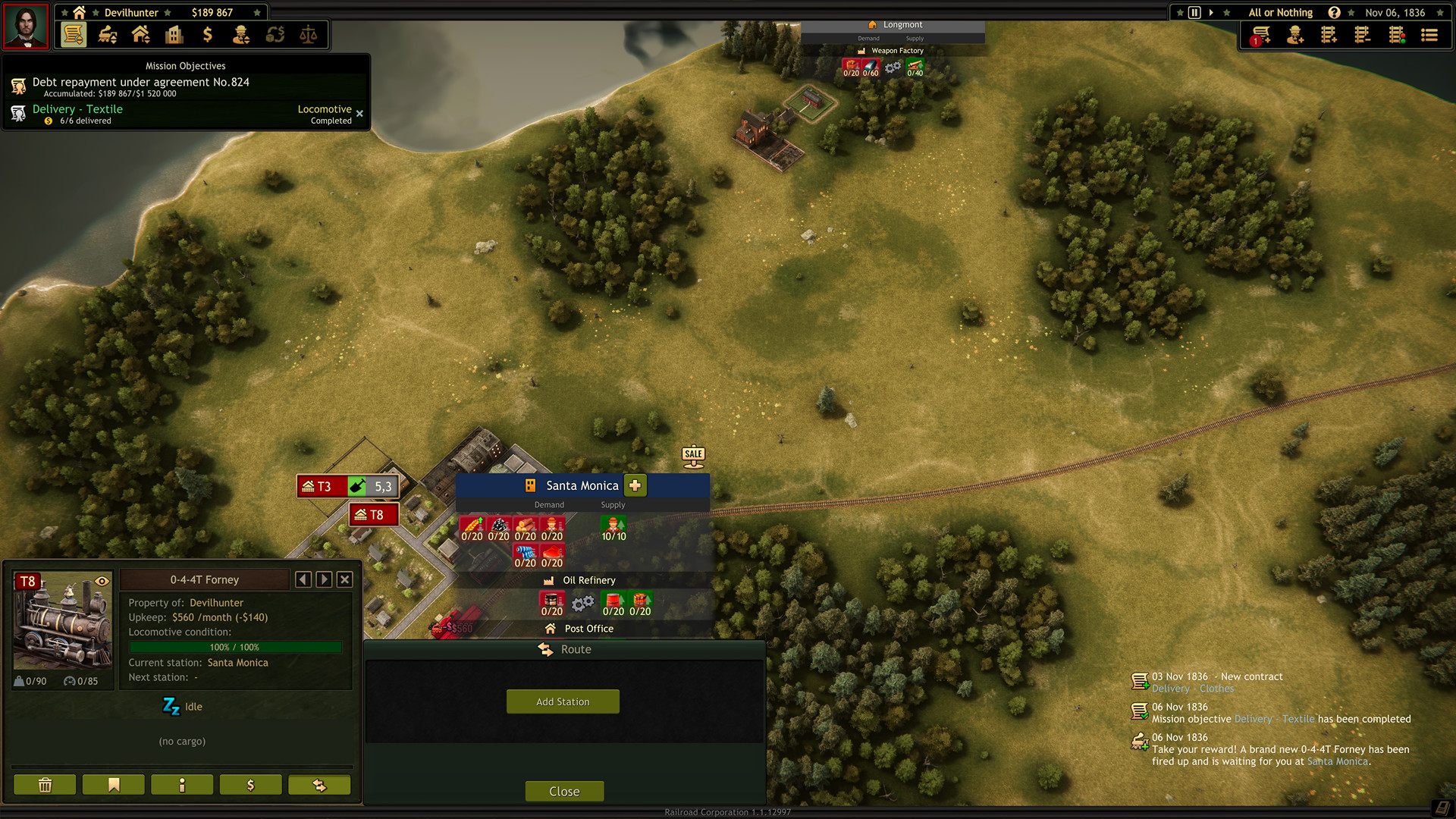 Railroad Corporation - All or Nothing DLC screenshot screenshot 1