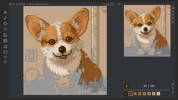 Coloring Game 4 – 3-Bit Palette for steam Coloring Game 4 – 3-Bit Palette for steam