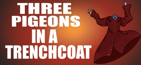 Three Pigeons in a Trench Coat Cover Image