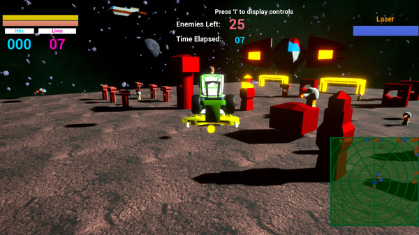 Скриншот из Lawnmower Game: Space Fight