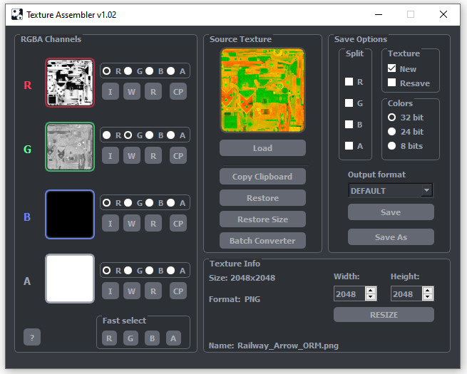 Texture Assembler screenshot 1