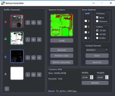 Скриншот из Texture Assembler