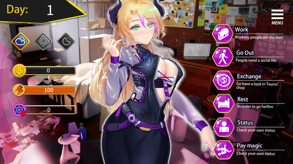 My Newborn Life In A Harem game for Linux 1