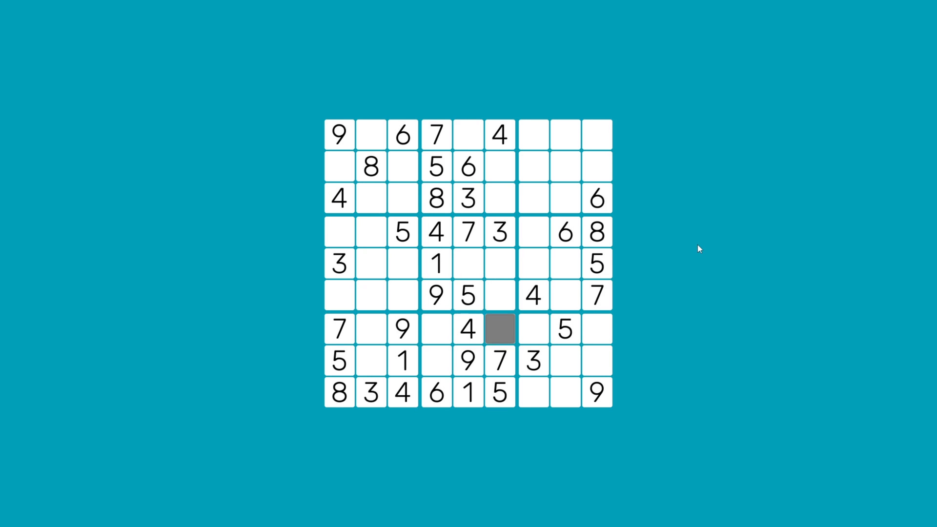Sudoku Minimalist Infinite #4