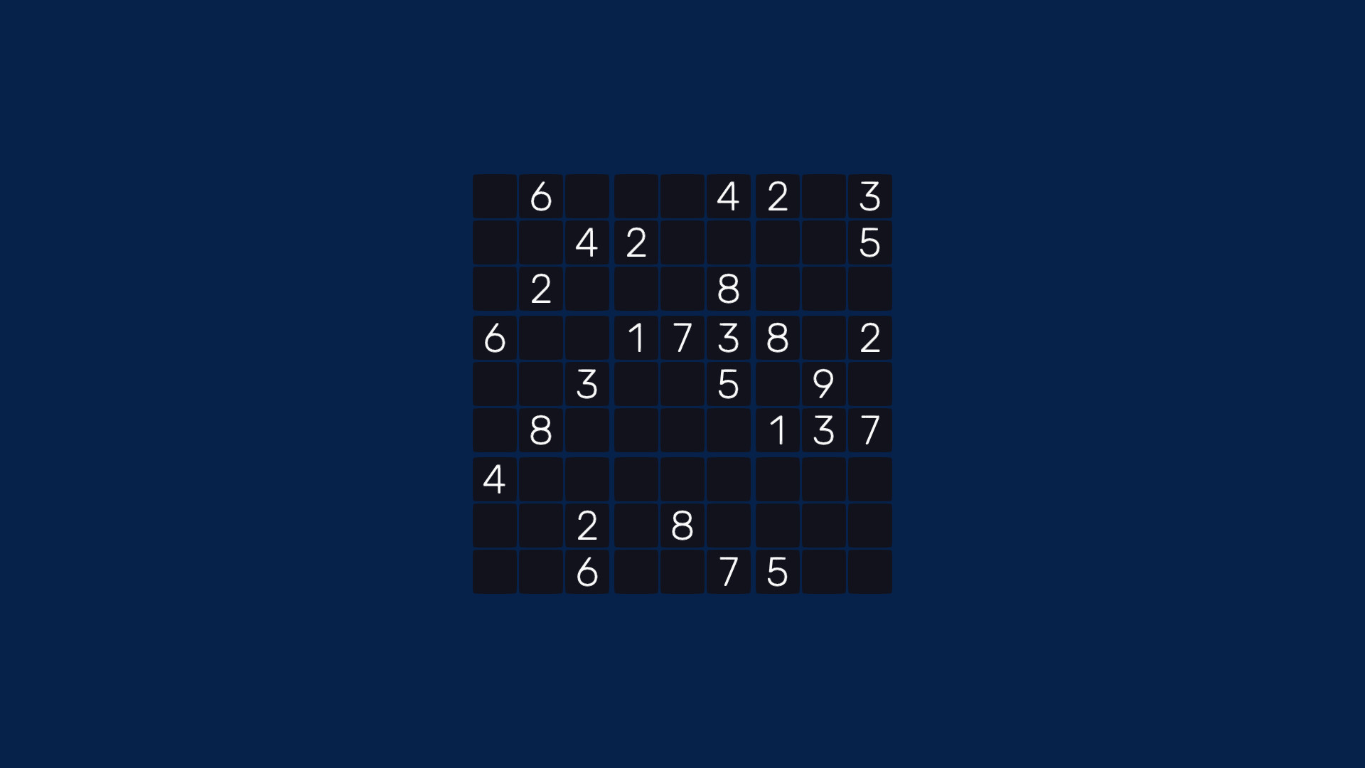 Sudoku Minimalist Infinite #0